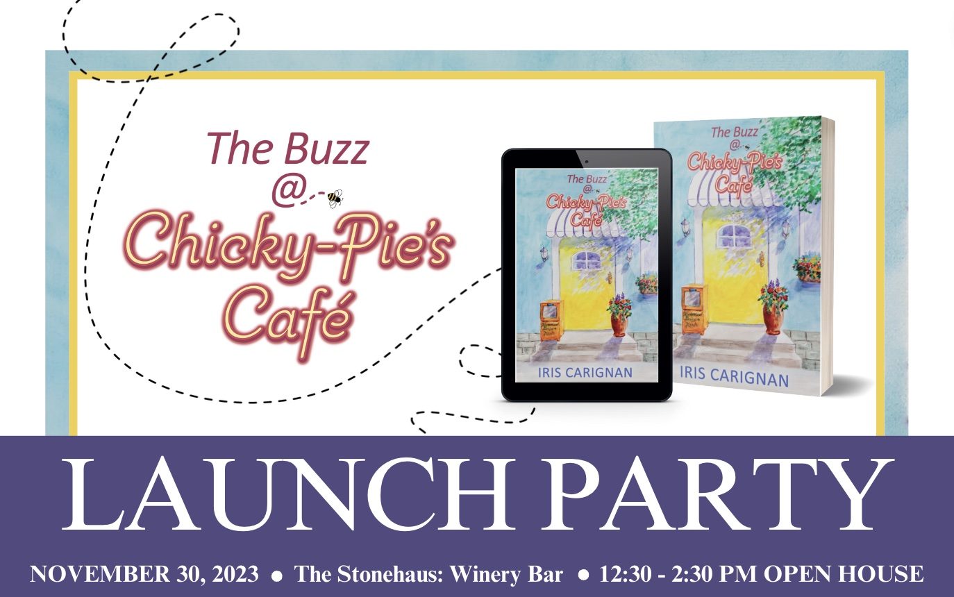 Save the Date! Launch Party Celebrating The Buzz @ Chicky-Pie’s Cafe on November 30, 2023